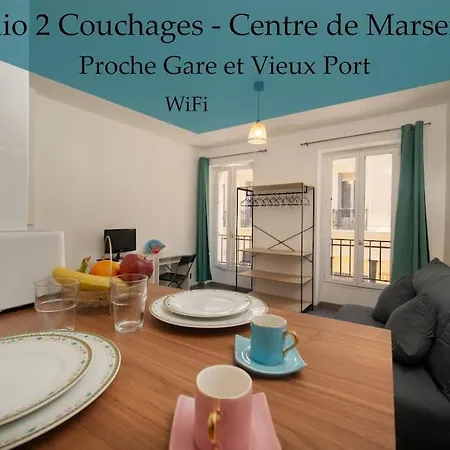 Appartement Tout Equipe A Cote/Vieux Port/Noailles Marseilles Buitenkant foto
